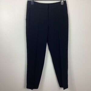 St. John Caviar Emma Trouser Pants Black Size 10